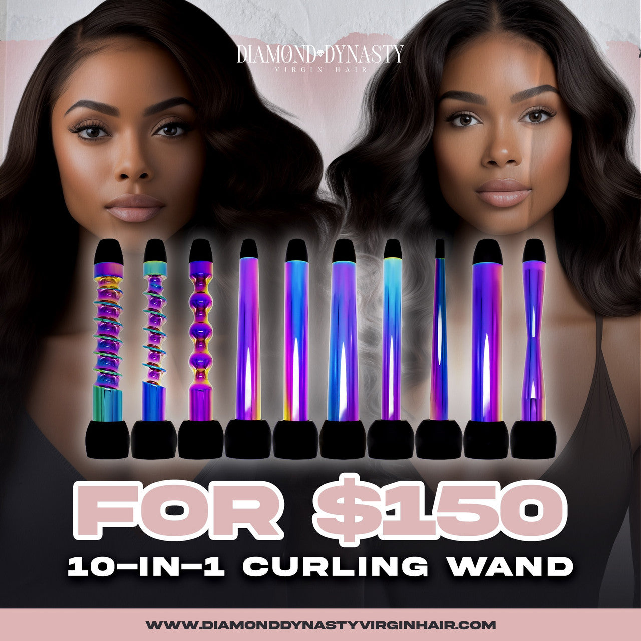 Diamond curling wand best sale