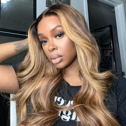 "KIARA" 5x5 HD BALAYAGE Lace Closure Wig