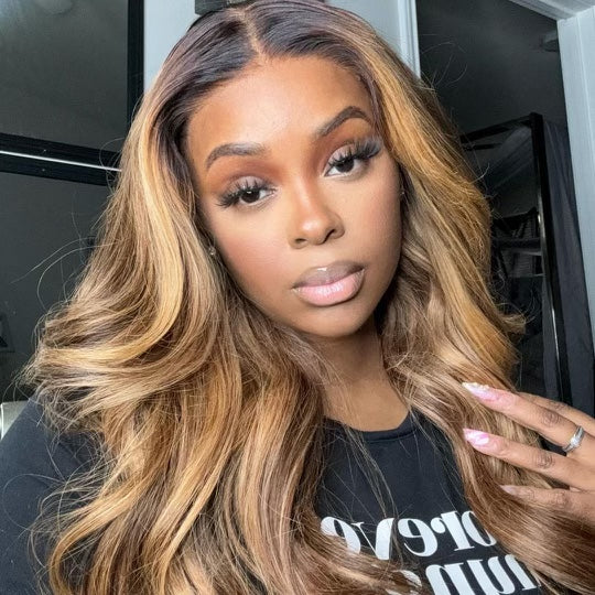 "KIARA" 5x5 HD BALAYAGE Lace Closure Wig