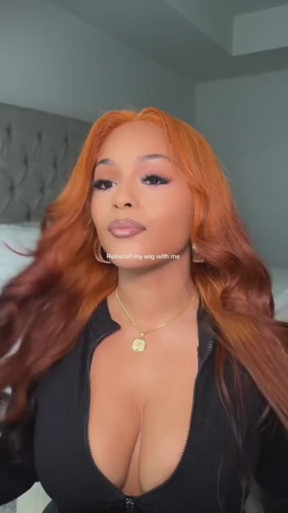 "Sunset Ginger" 13x6 HD Lace Frontal Wig