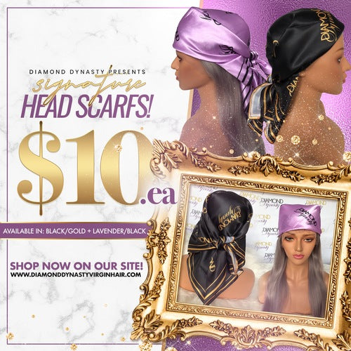 Signature satin head wrap